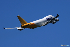 「青い空」が一番 POLAR 747 N451PA 飛ぶ