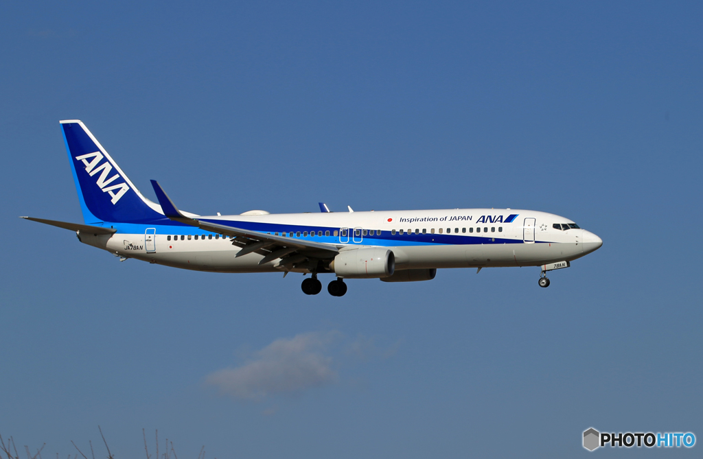 ANA 737-881 JA78AN  Landing 