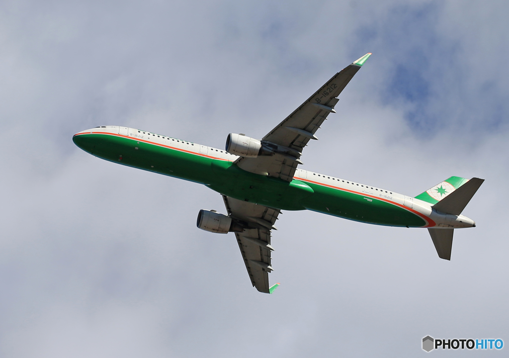 「すかい」 EVA A321-231 B-16212 Takeoff