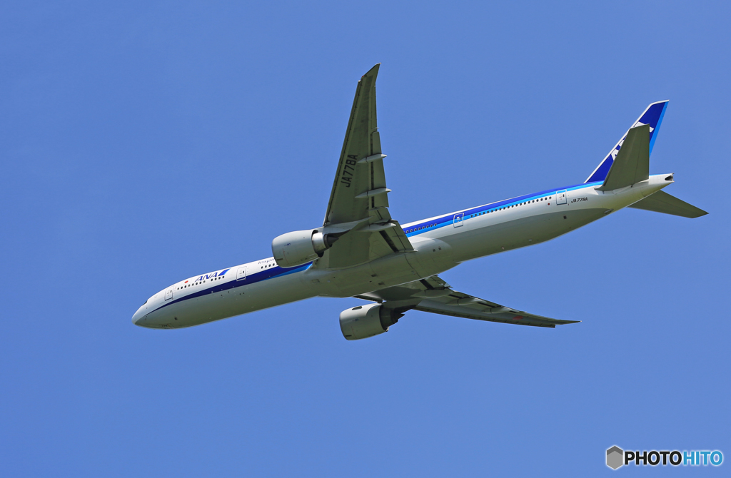 「ぶるー」 ANA  777-381 JA778A 離陸