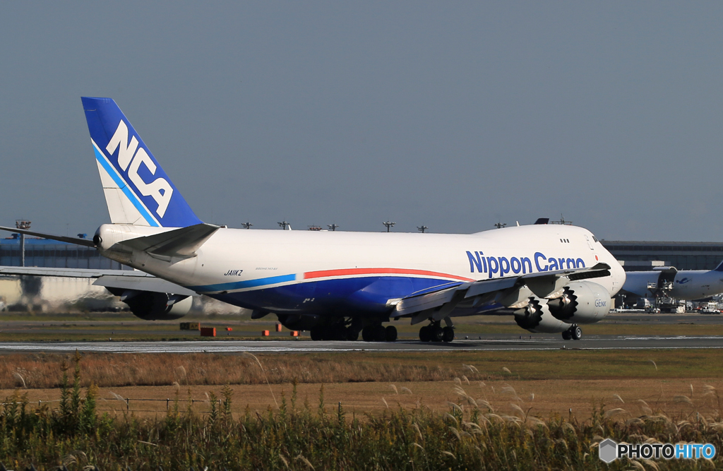 「良い空～」NCA 747-8KZF JA11KZ  Takeoff  