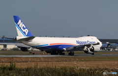 「良い空～」NCA 747-8KZF JA11KZ  Takeoff  