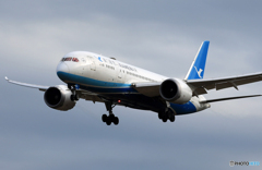 ☀「青い空」が一番 アモイ航空 787-8  Landing
