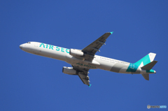 「青い空」が一番 AIR SEOUL A321-231  Takeoff  