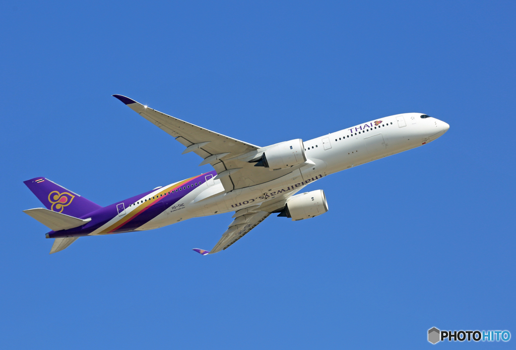 「そらー」 Thai A350-941 HS-THC 飛行