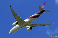 「はれー」 THAI A350-941 HS-THL 出発です