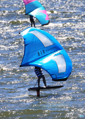 「青の空」　競　走　だ　ね