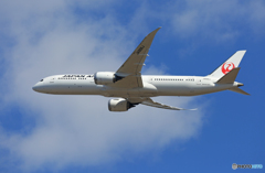 「青が大好き」 JAL 787-9 JA866J 出発です