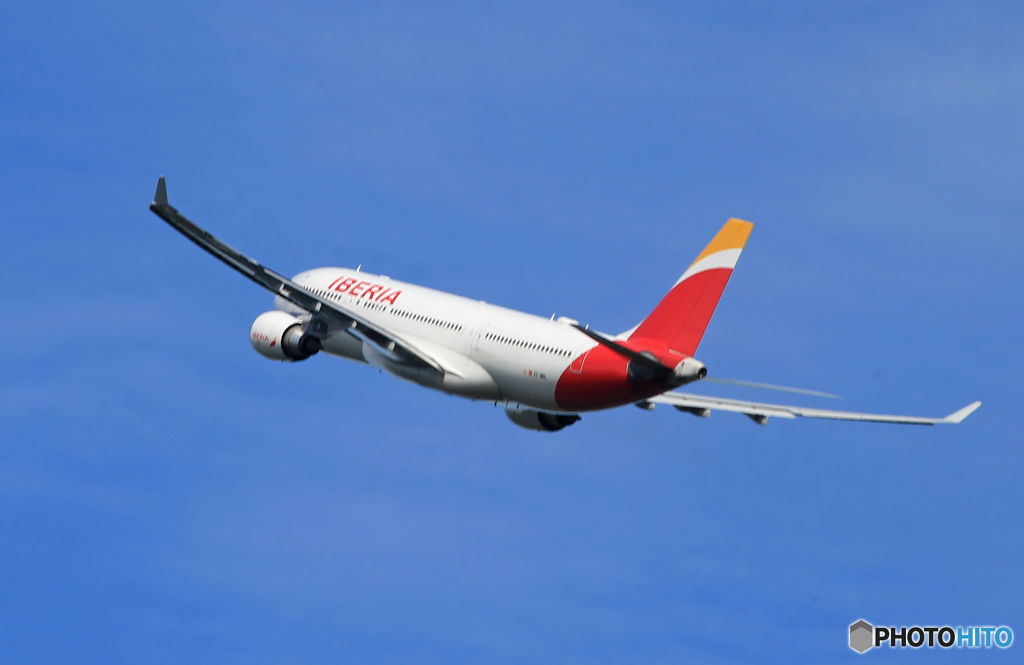  「晴れ」 IBERIA A330-202 EC-MNL  Takeoff 