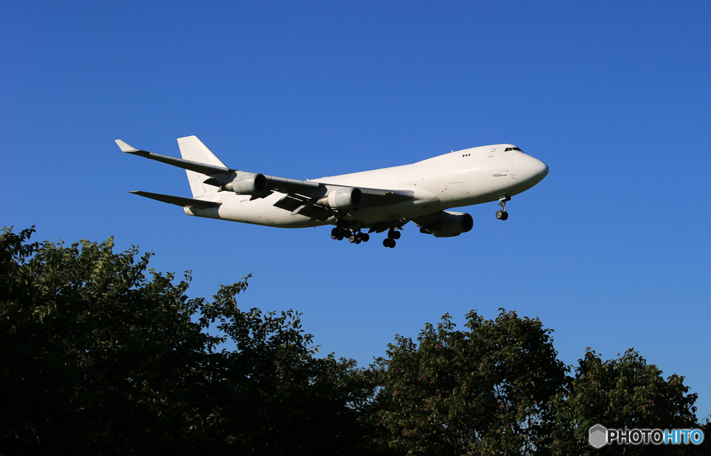 ☀「あおぞら」アトラス 747  N407KZ  Landing