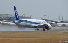 「雨」 ANA 787-9 JA885A Takeoff