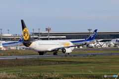 「晴れ」MONGOLIAN 737-8CX EI-CXV 離陸です