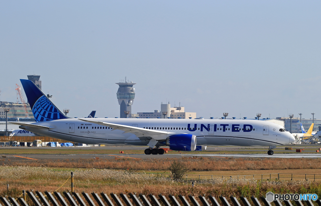 「あおぞら」UNITED 787-9 N24980 Takeoff 