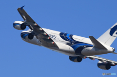 「青い空」が一番 マレーシア航空 A380 Takeoff 
