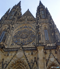 チェコ(315)プラハ城のテッペン   チェコ(315)プラハ城のテッペン