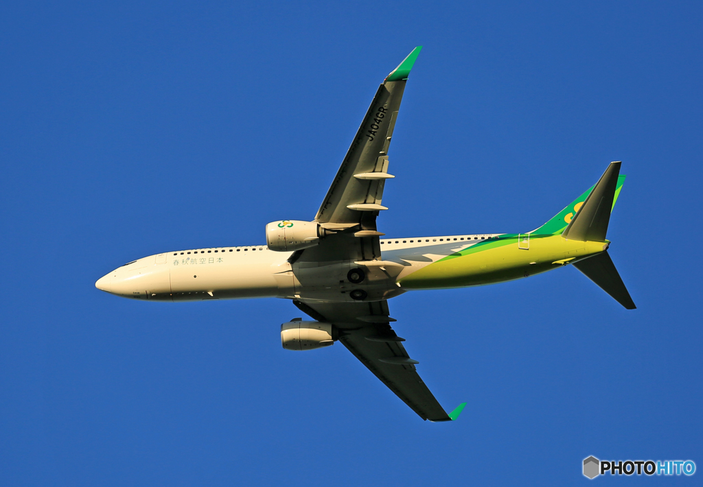 「すかい」 春秋航空 737-8AL ☮出発です