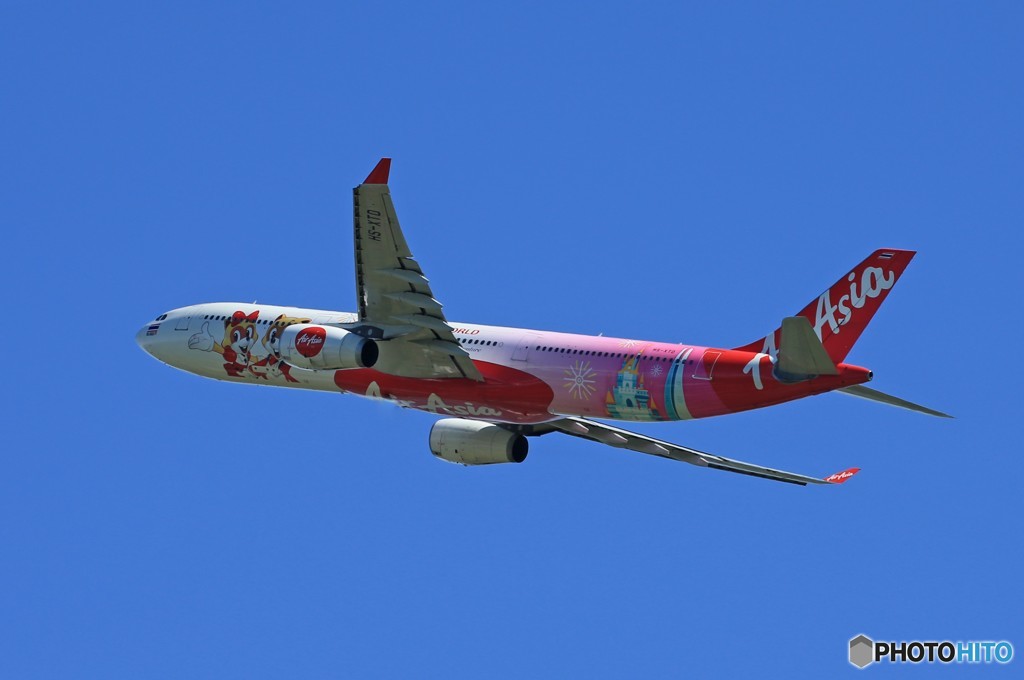 「群青」 Air Asia [ロッテワールド] A330 出発です