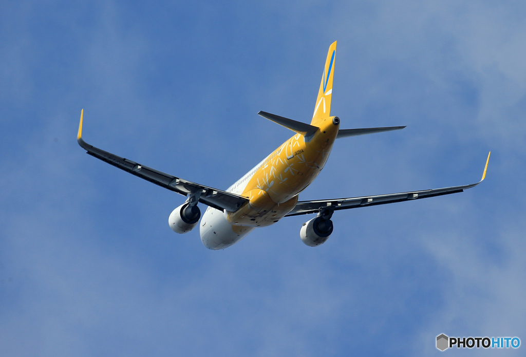 「空色」 バニラ未だ見れますA320 Takeoff