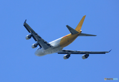  「晴れ」 Polar ✈747-46N N453PA Takeoff 