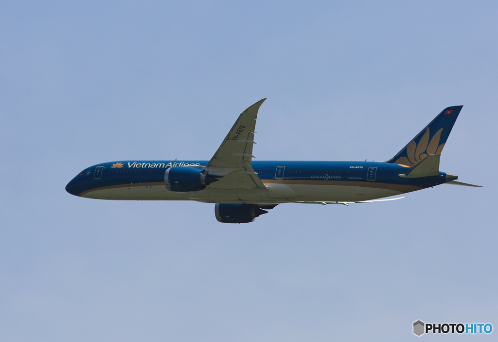 「良い天気」 Vietnam 787-9 VN-A870 飛び立ちです
