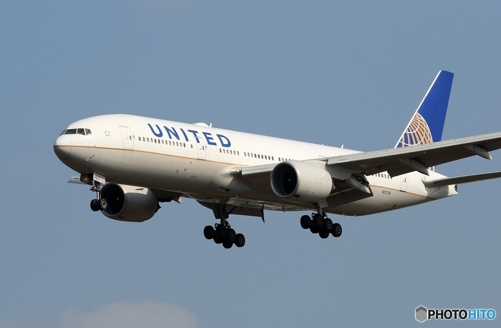 「空色」 UNITED 767-332 N217UA 到着