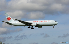 「すかい」 Air Canada 767-375 C-FCAE 着陸