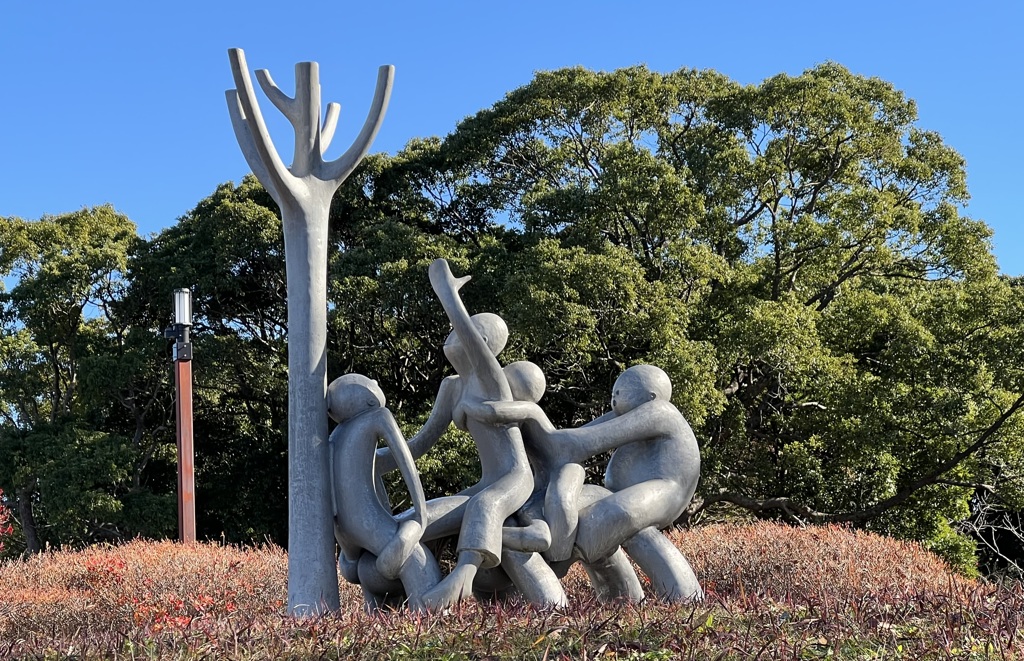 大きな公園  「元気で」