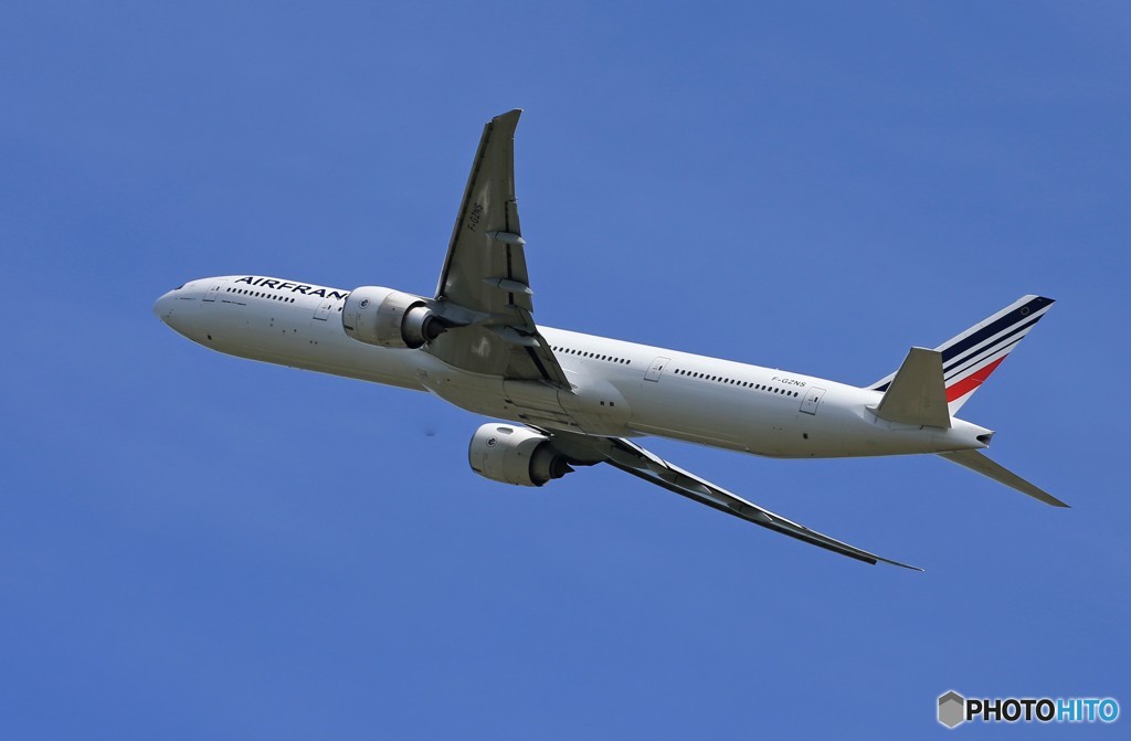 「晴れ」 Air France 777 F-GZNS Takeoff 