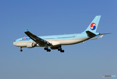 「晴れ」 Korean A330-300 HL7585 着地前
