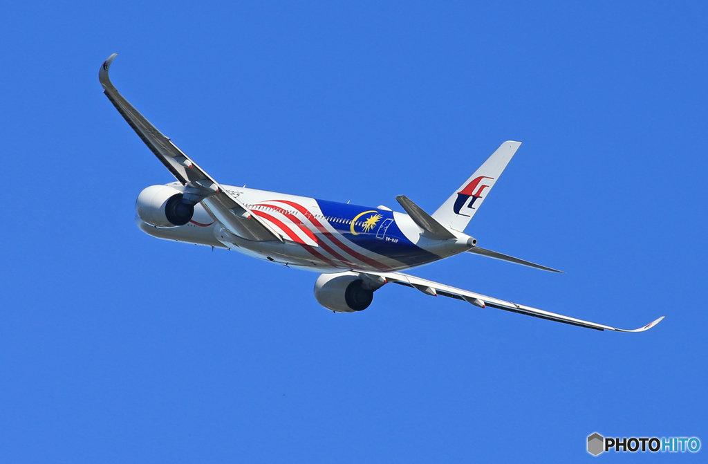「蒼空」Malaysia A350-941 9M-MAF 出発