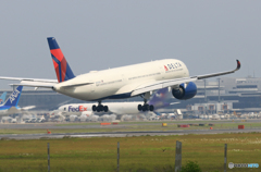 「空色」 DELTA A350-941 N506DN Landing