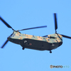 「スカイ」飛来・陸上自衛隊　JGSDF ヘリコプター　チヌーク　