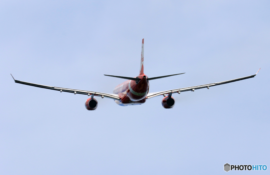 「空色」 Air Asia A330-343 HS-XTE Takeoff 