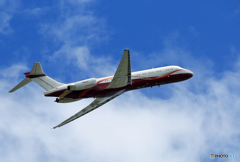 [青い空] プライベート機 MD-87 N168CF Takeoff