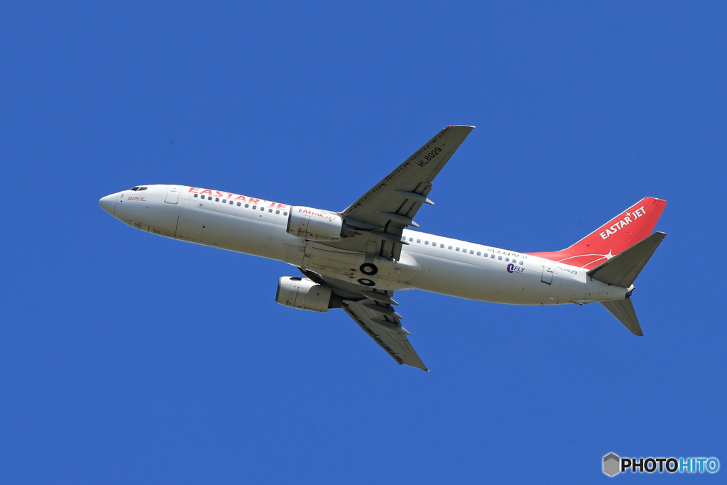 ☀「青い空」が一番 EASTARJET 737-86N HL8029 
