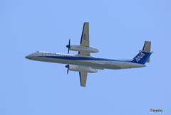  「晴れ」 ANA DHC-8-402Q JA854A Takeoff 