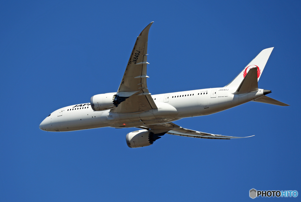 「青色」 JAL 787-8 JA840J Takeoff 