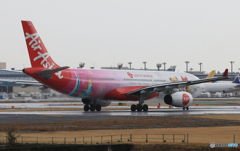 [青い空]　Air Asia ロッテワールドA330-343 出発です 