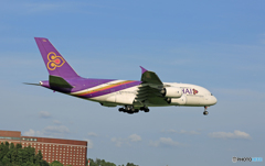 「ぶるー」 THAI A380-841 HS-TUB 到着