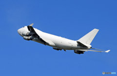 ☀「あおぞら」アトラス航空 747-4KZF N407KZ 飛ぶ