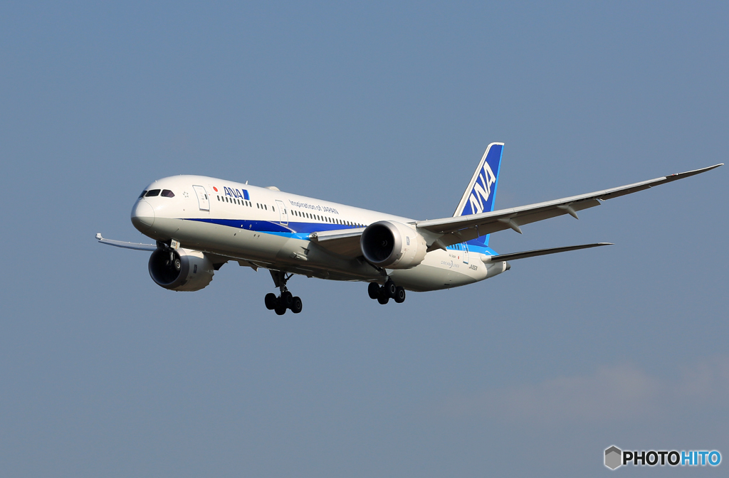 「そらー」 ANA 787-9 JA892A 通過