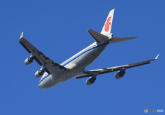 「青が好き」 China 747-412 B-2409離陸します