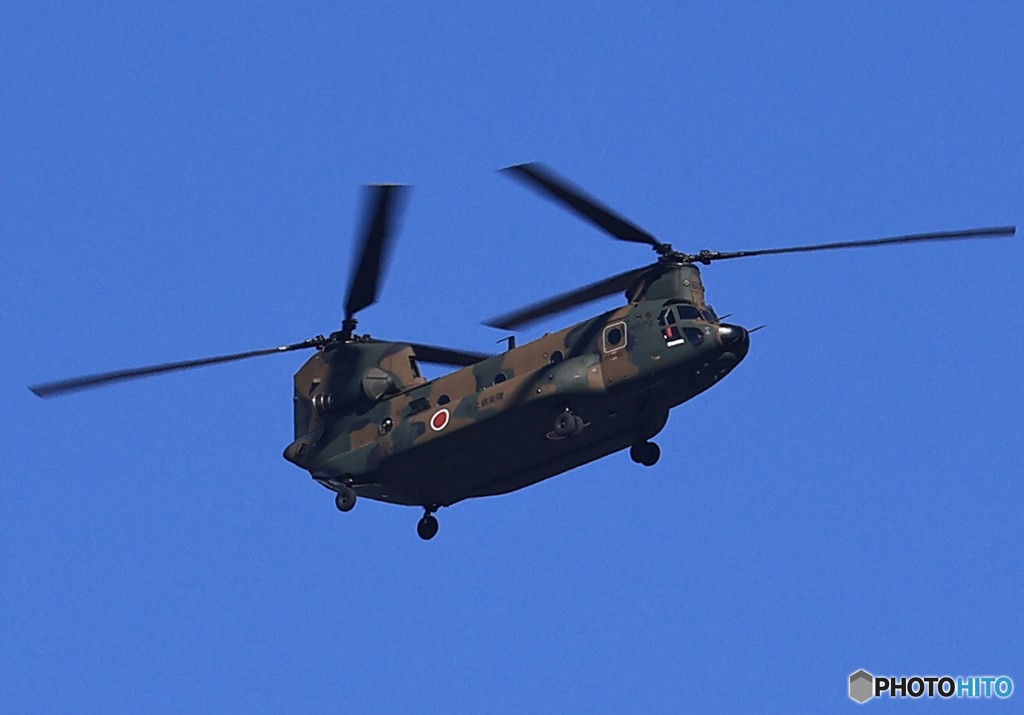 「青が好き」チヌーク・CH-47JA 来た