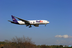 「あおぞら」FedEx 777-FS2 N884FD  Landing　