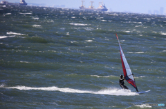 「青い日」疾走する・ウイングサーフィン