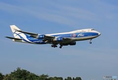 「SKY」Air Bridge 747-4KZF VQ-BHE Landing
