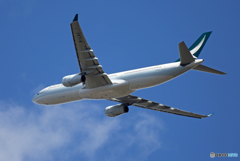 「青空」 CATHAY A330-343 B-LAC 出発です