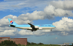 「空色」 Korean 747-8 HL7624 飛行