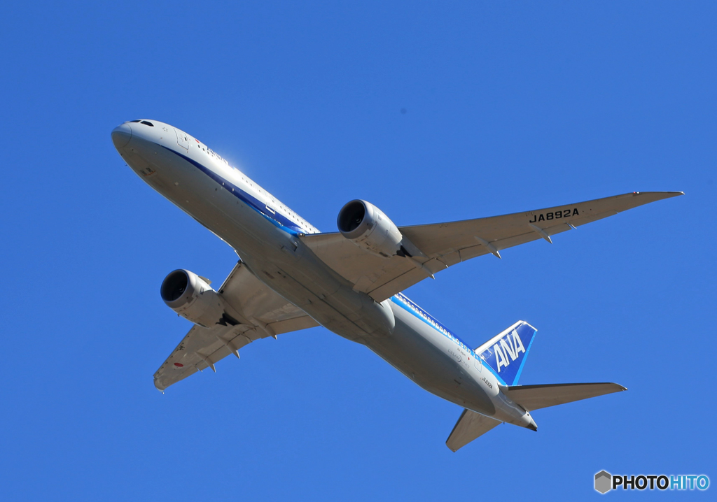 「あおいそら」 ANA 787-9 JA882A 出発