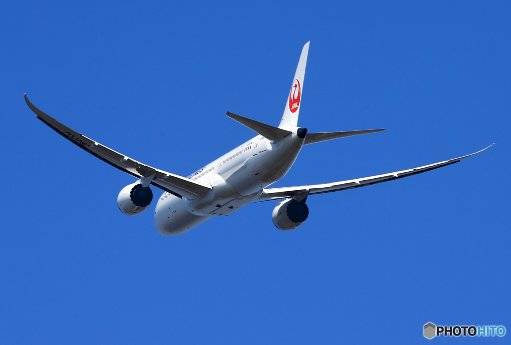 「SKY」 JAL 787-9 JA870J 出発です